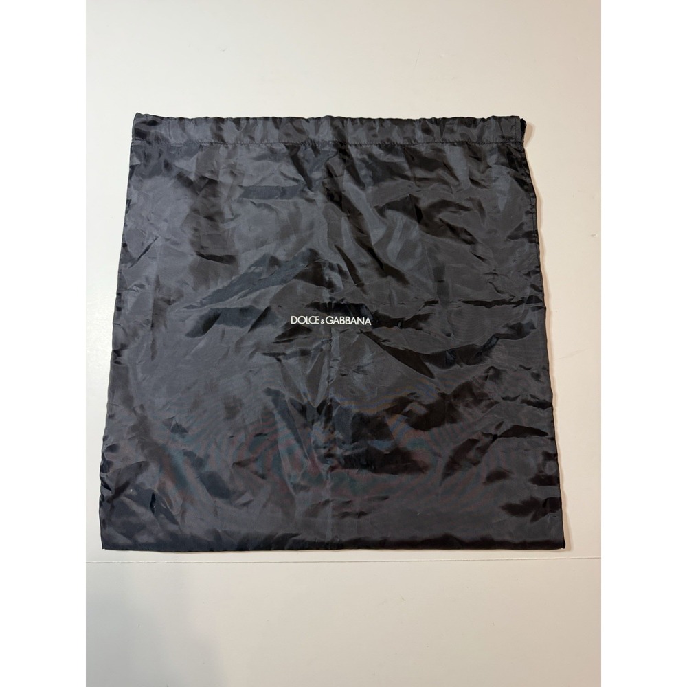 Dolce & Gabbana Drawstring Dust Bag 17x17 Black